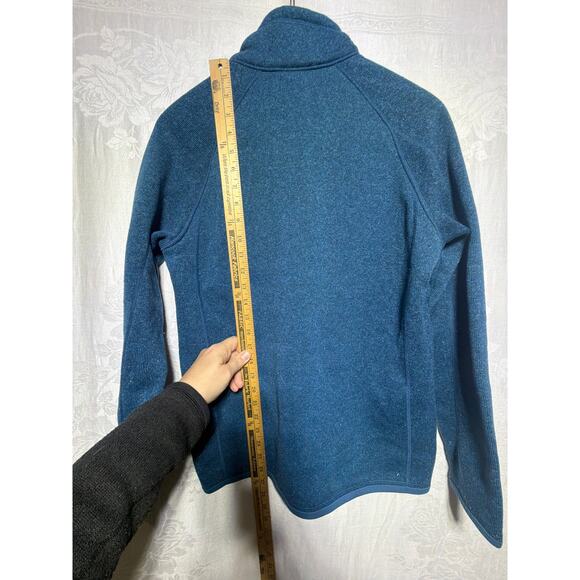 Patagonia Better Sweater Small Teal 1/4 Zip FLAW Fleece Lined - Picture 7 of 7